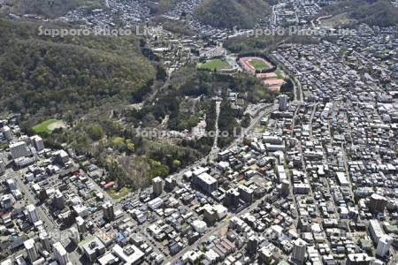 円山公園～北海道神宮～陸上競技場