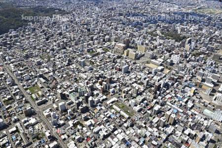 西屯田通～南9条通り～円山方面