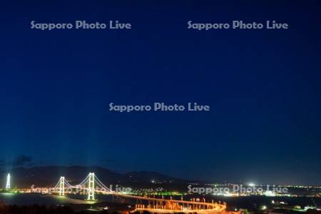 祝津展望台から夜景