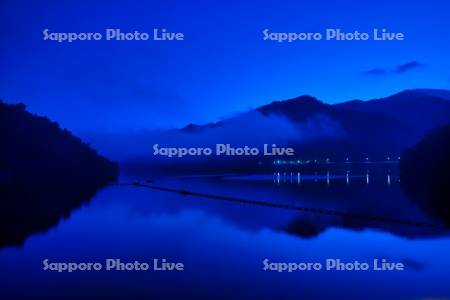 さっぽろ湖夜景