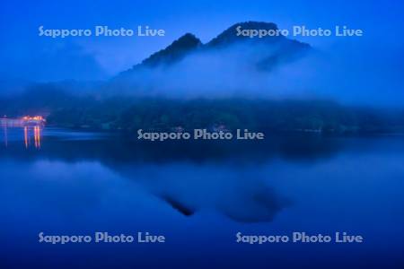 さっぽろ湖夜景