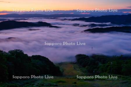 かもい岳国際スキー場より雲海