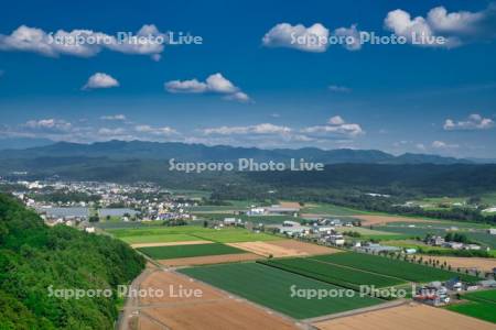 達布山展望台より田園