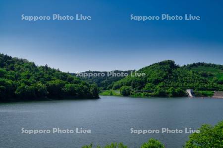 留萌ダム　チバベリ湖