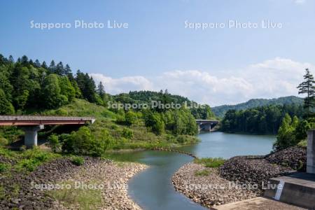 留萌ダム　チバベリ湖