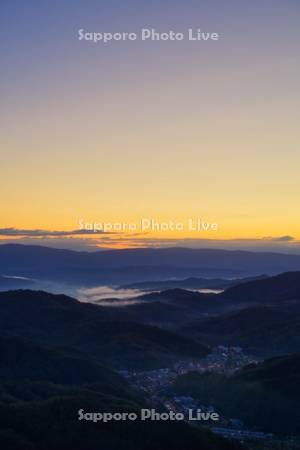 かもい岳国際スキー場より市街展望