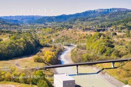 シューパロダムより夕張川