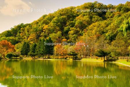 本別公園　かぶと池