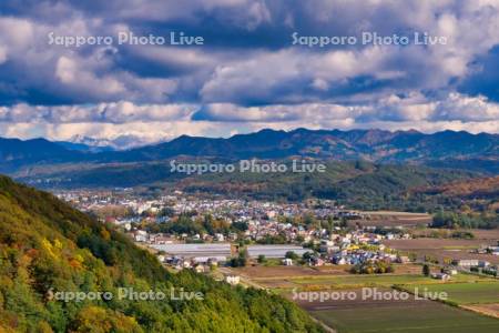 達布山展望台より田園