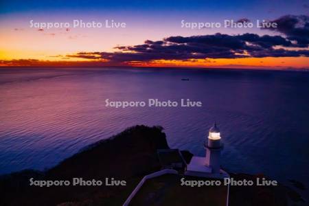 地球岬の朝焼け