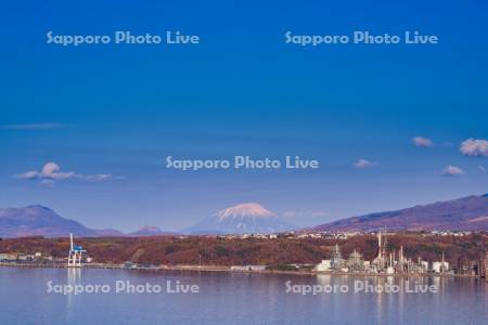 祝津公園展望台より羊蹄山