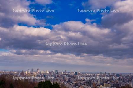 旭山記念公園より札幌市街展望