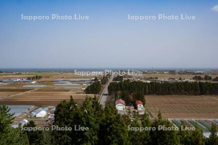 重内展望台より重内さくらロード