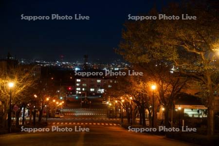 基坂夜景