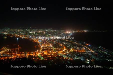 函館山から函館夜景