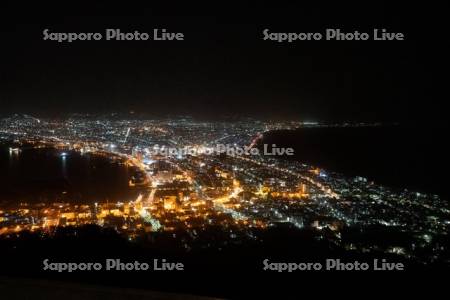 函館山から函館夜景