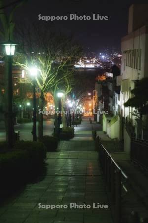 八幡坂夜景