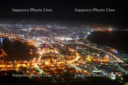 函館山から函館夜景