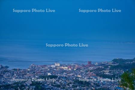 天狗山より市街展望　夜景