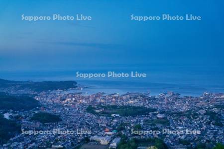 天狗山より市街展望　夜景