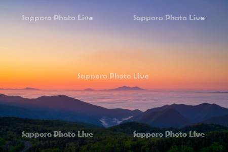 知床峠より国後島