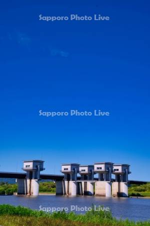 石狩川頭首工