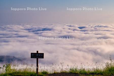 天狗山より雲海　第一展望台
