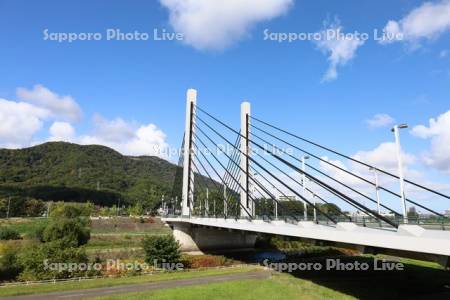 ミュンヘン大橋と藻岩山