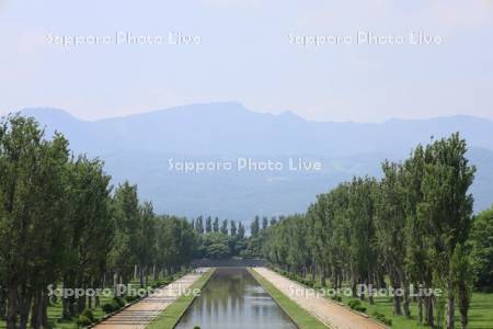 前田森林公園　カナールと手稲山
