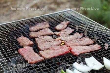 バーベキュー　牛肉