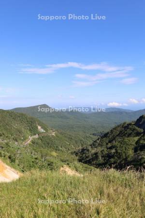 オロフレ峠よりオロフレトンネル
