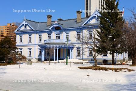 雪解けの豊平館