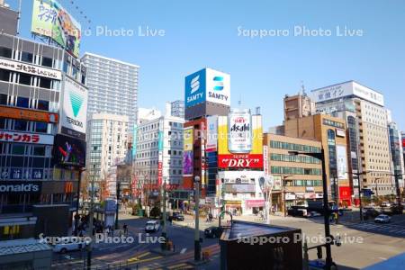 すすきの交差点