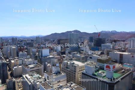 テレビ塔よりすすきの方面