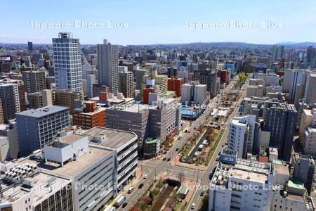 テレビ塔より創成川公園