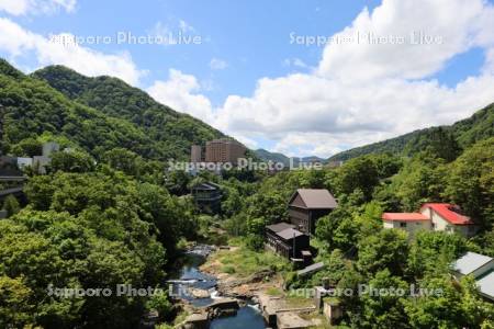 定山渓温泉　豊平川