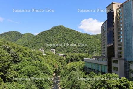 定山渓温泉　豊平川