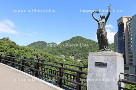 定山渓大橋　モニュメント