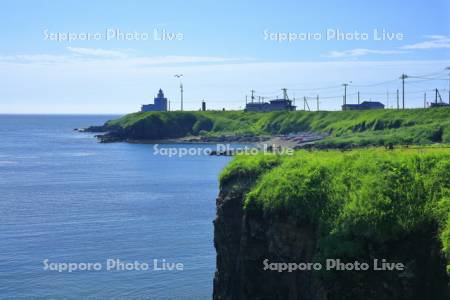 納沙布岬灯台　日本の最東端の灯台