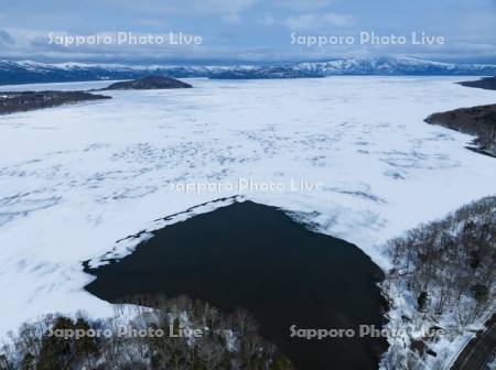 屈斜路湖と釧路川