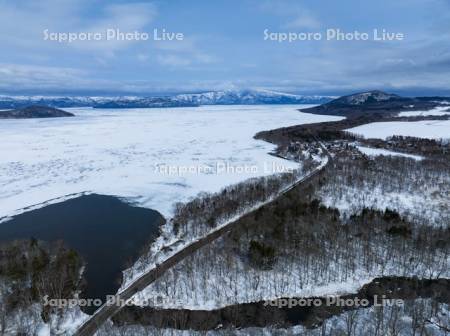 屈斜路湖と釧路川