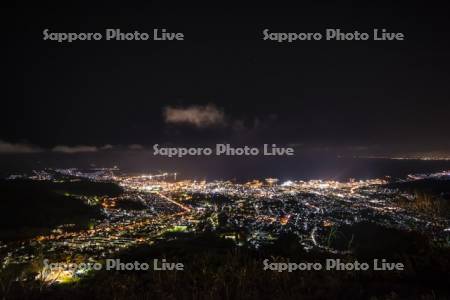 天狗山から小樽夜景